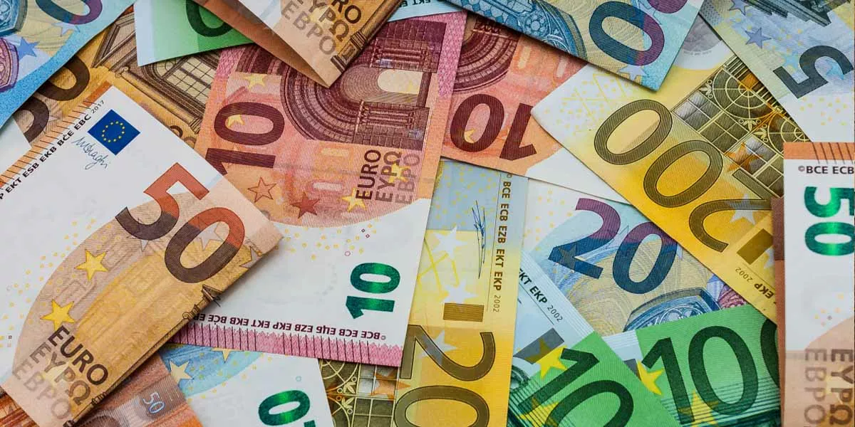 unterschiedliche Euro-Geldscheine